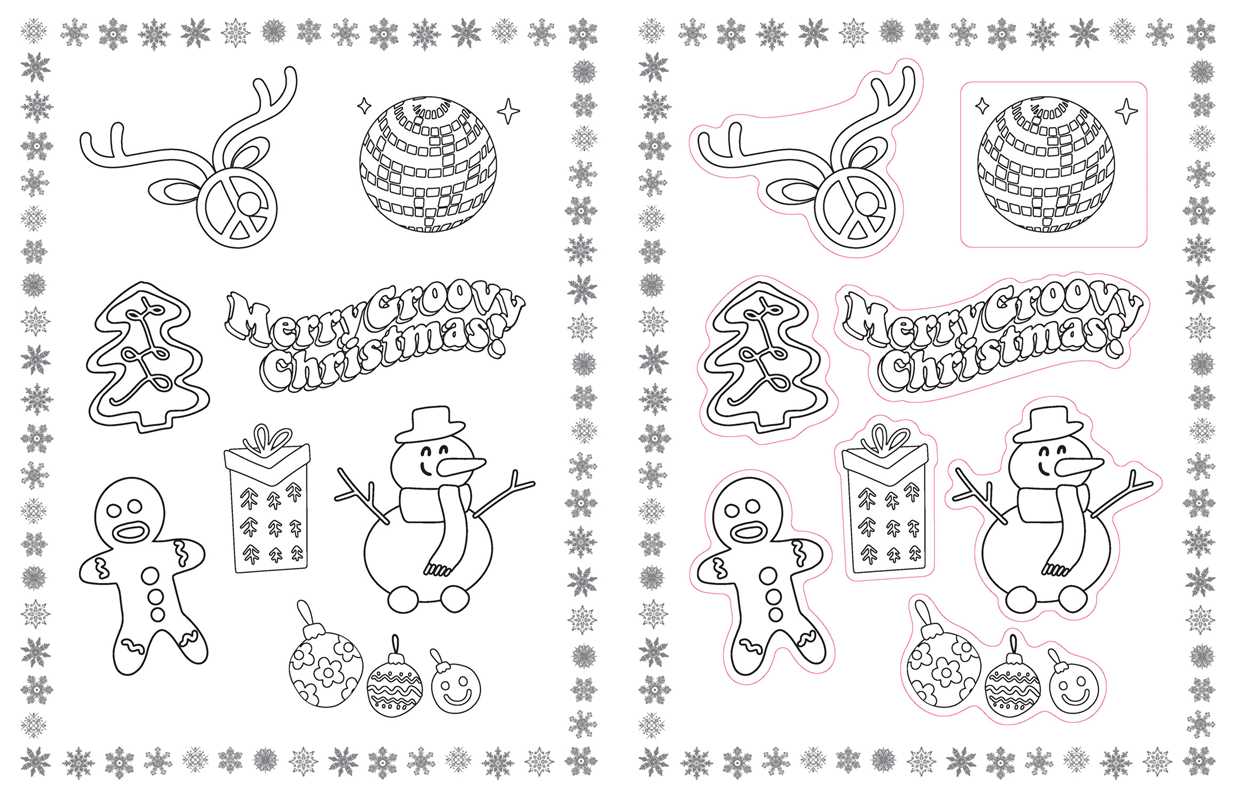 Simon & Schuster - Wholesale Coloring & Activity Book - Kids & Baby - Christmas Vibes Coloring Stickers by Editors of Thunder Bay Press8