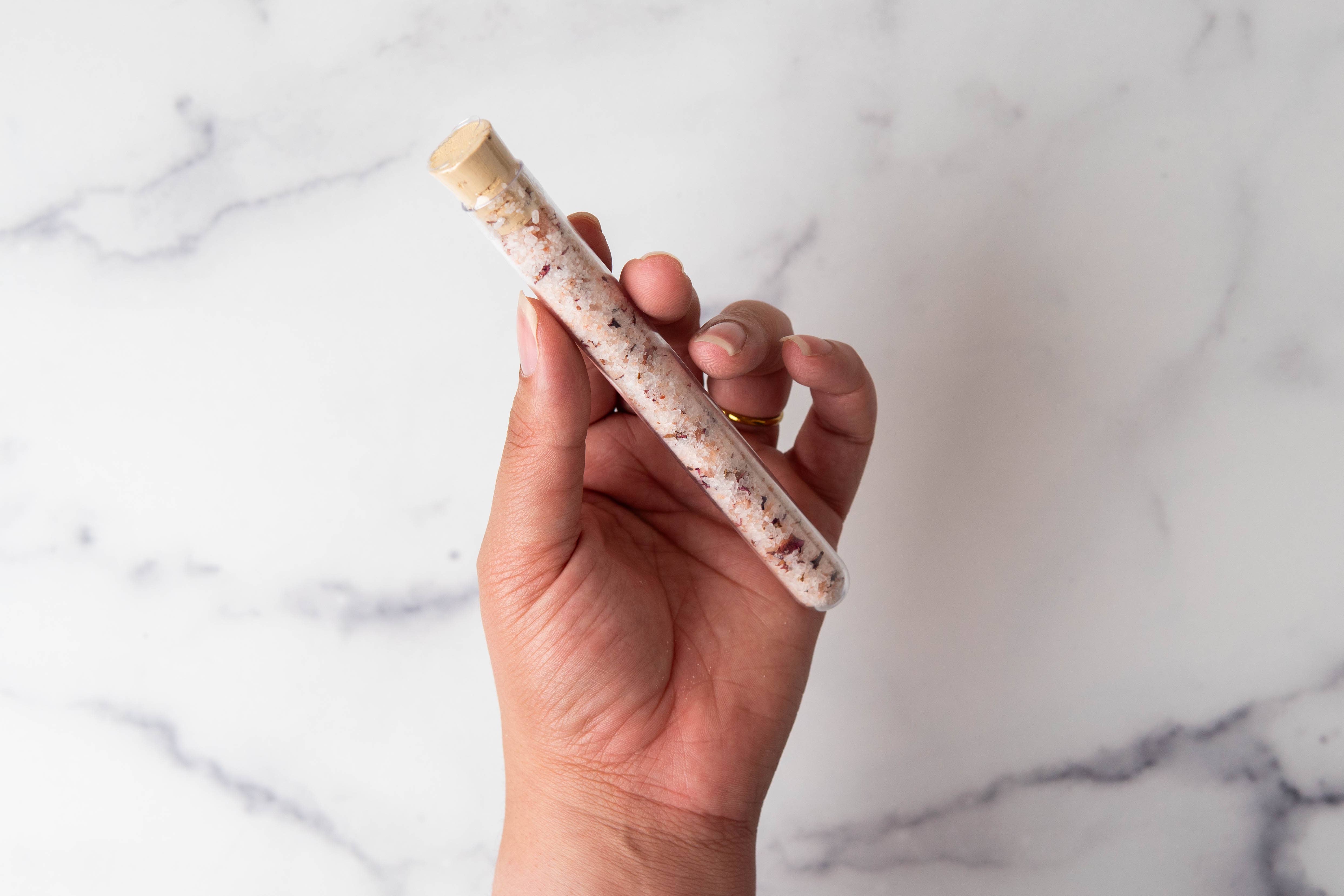 Charmed Handmade - Wholesale Bath Salts - No Label Bath Salt Test Tube Favors4