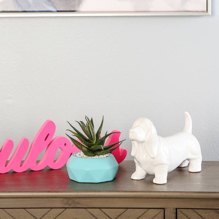 NAYOTHECORGI – Großhandel Dekofigur – Stehende Basset Hound Keramikstatue9