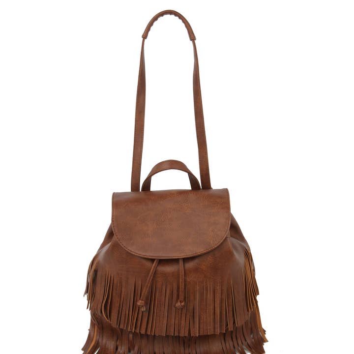 Handbag Factory Corp - Wholesale Backpack - Women's - BACKPACK LADIES TRAVEL TASSEL BAG