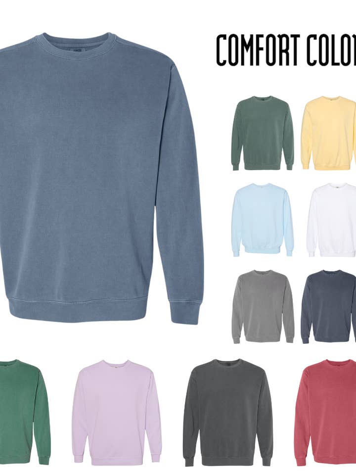 Comfort Colors Ring-Spun Cotton Blank Sweatshirt and other Purchase Wholesale sweatshirt unisex. Free Returns & Net 60 Terms on Faire trending on Faire.