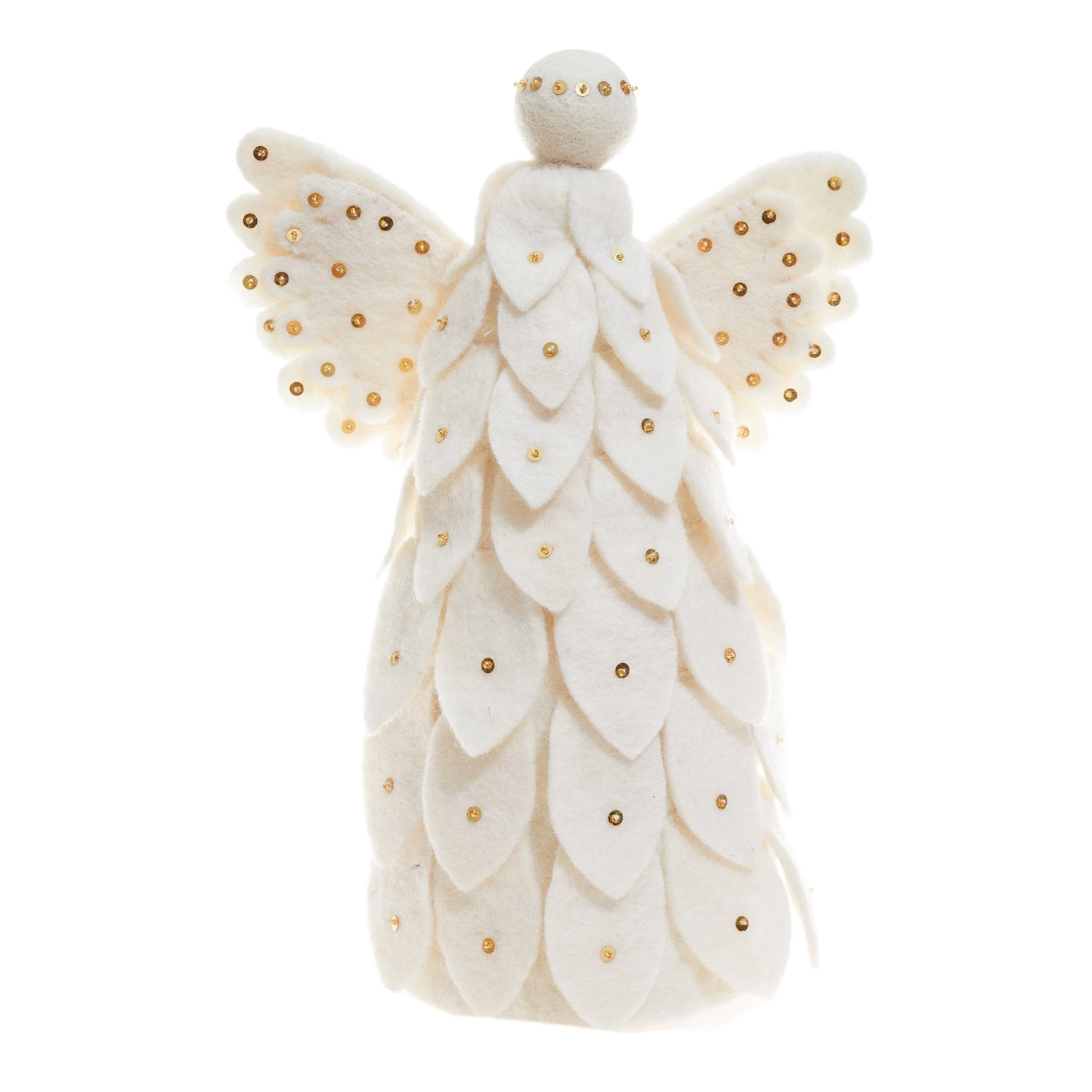 Global Goods Partners - Wholesale Tree Topper - Felt Angel Tree Topper9