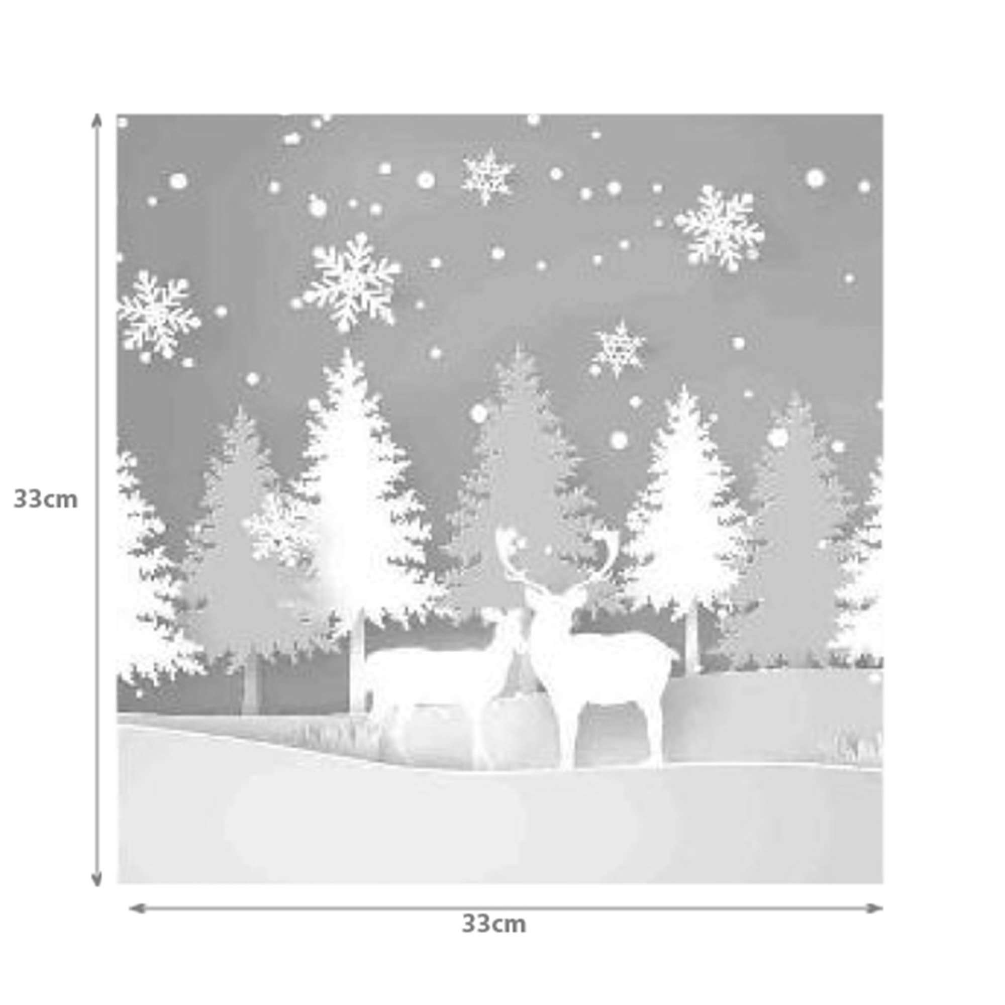 IH Casa Decor - Wholesale Disposable Napkin - 20 PACK LUNCHEON 3 PLY NAPKIN (REINDEER FOREST)2