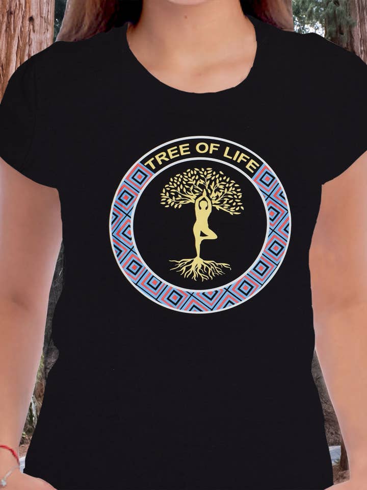 T-shirts Southwest de qualité supérieure - Arbre de vie, taille XL pour la vente par El Paso Saddleblanket