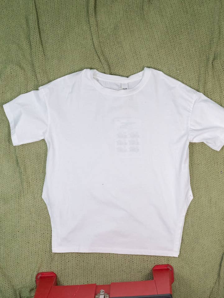 Sweet Side Oversized Tee with Slit in White for wholesale by GRACE+EMMA by Southern Grace