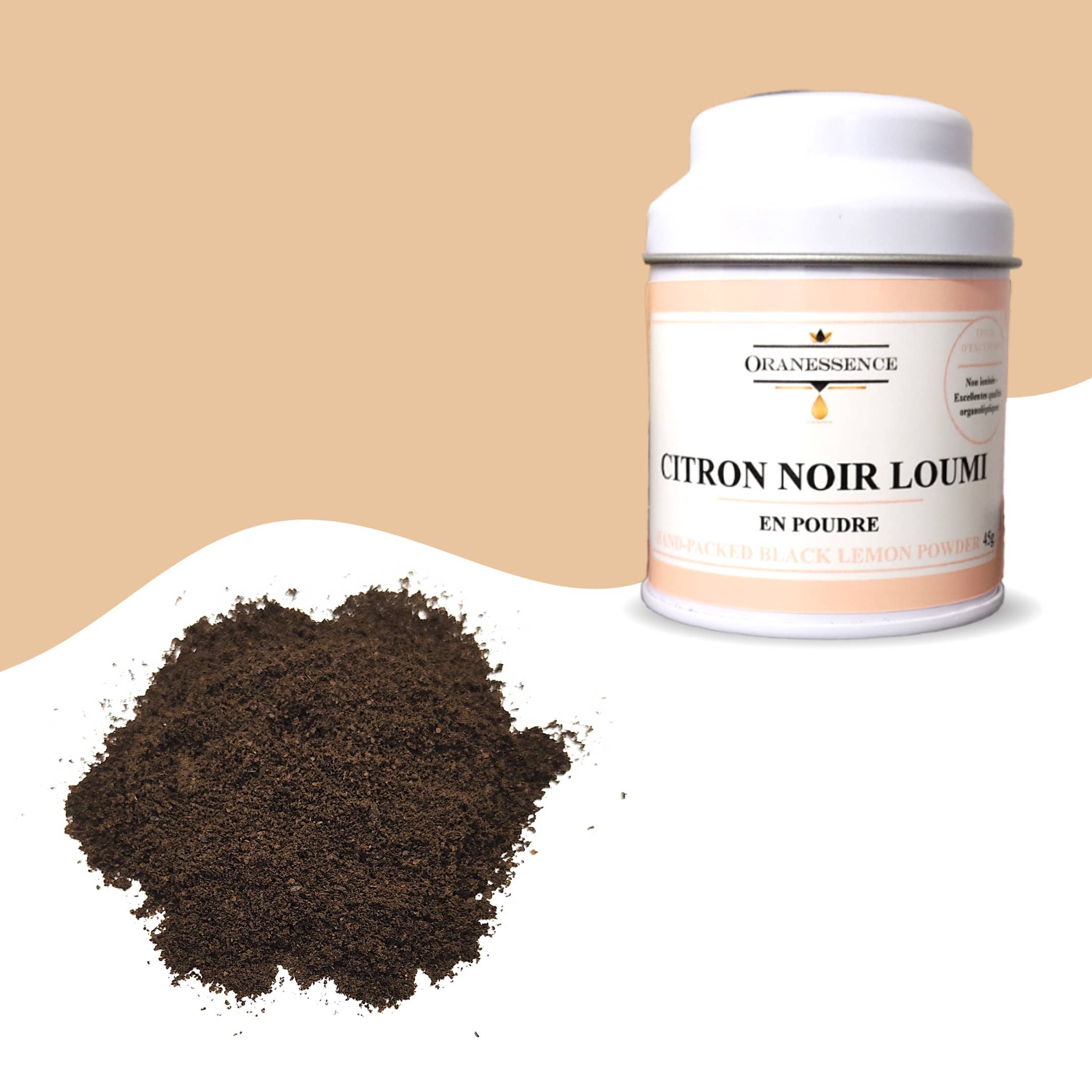 Oranessence – Engroshandel Tørret krydderi – Sort citron - loumi0
