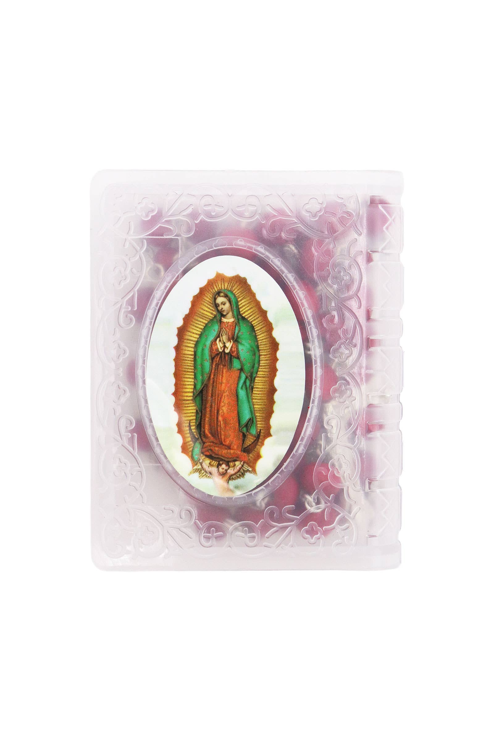 ASSORTED Cross Rose Wood Prayer Beads Rosary Necklace for wholesale on Faire9