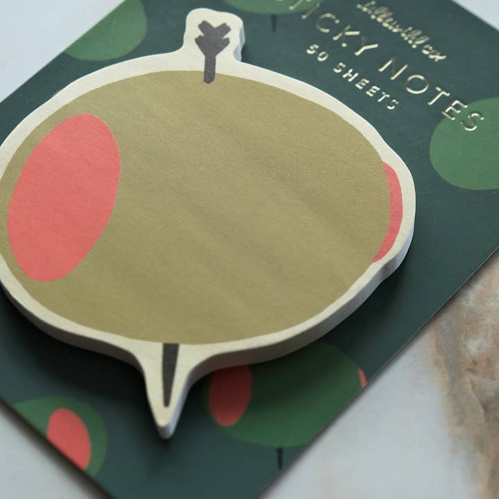 Idlewild Co. - Wholesale Sticky Notes - Die-Cut Sticky Notepad | Olive 2