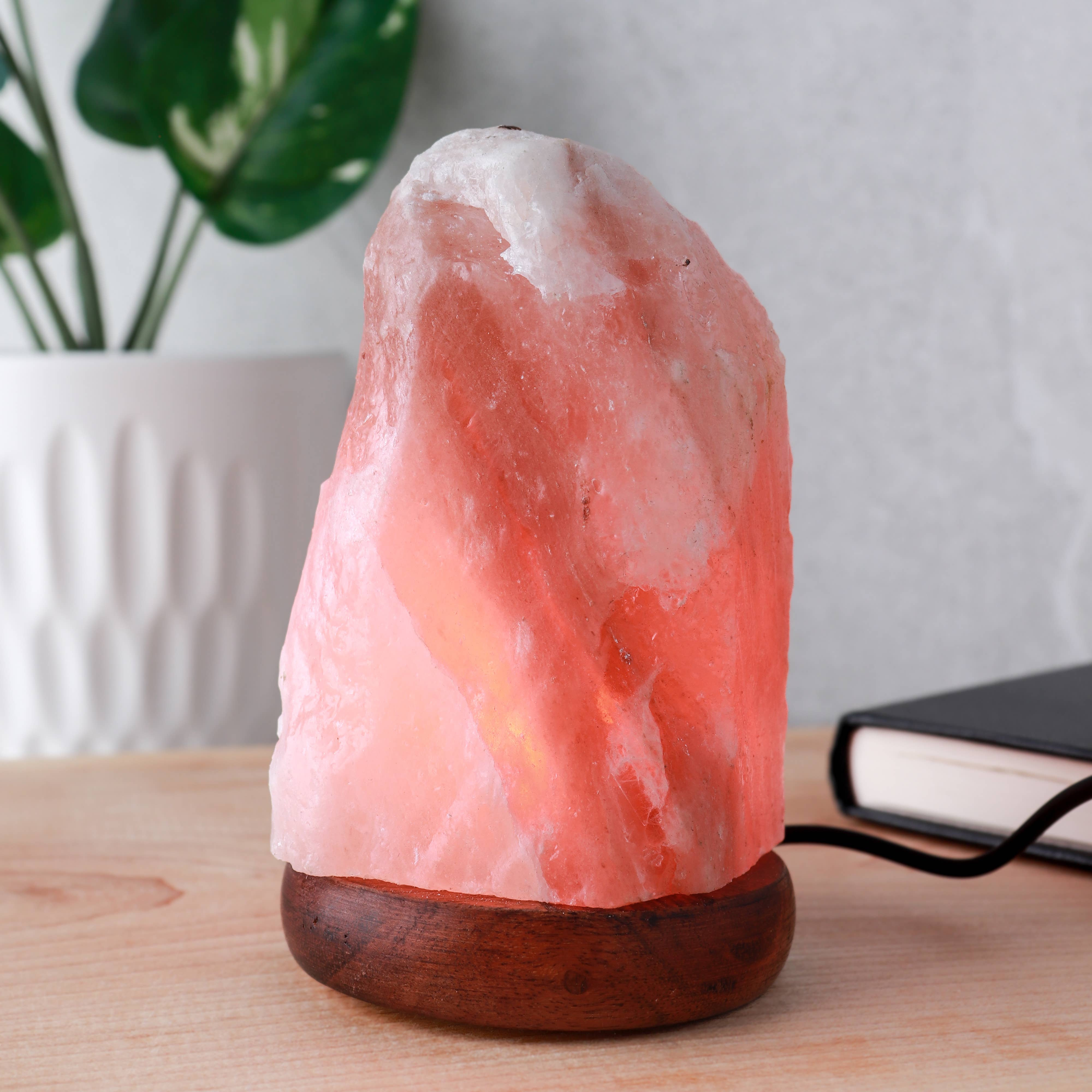 Natures Artifacts Inc - Venta al por mayor Lámparas decorativas/de escritorio - Lámpara de cristal de sal del Himalaya natural con USB6