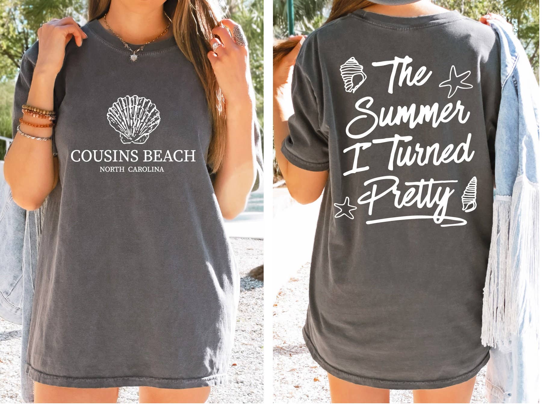 NVC Ecommerce LLC - Wholesale T-Shirt (Graphic) - Women's - Cousins Beach Shirt, The Summer I Turned Pretty Shirt2