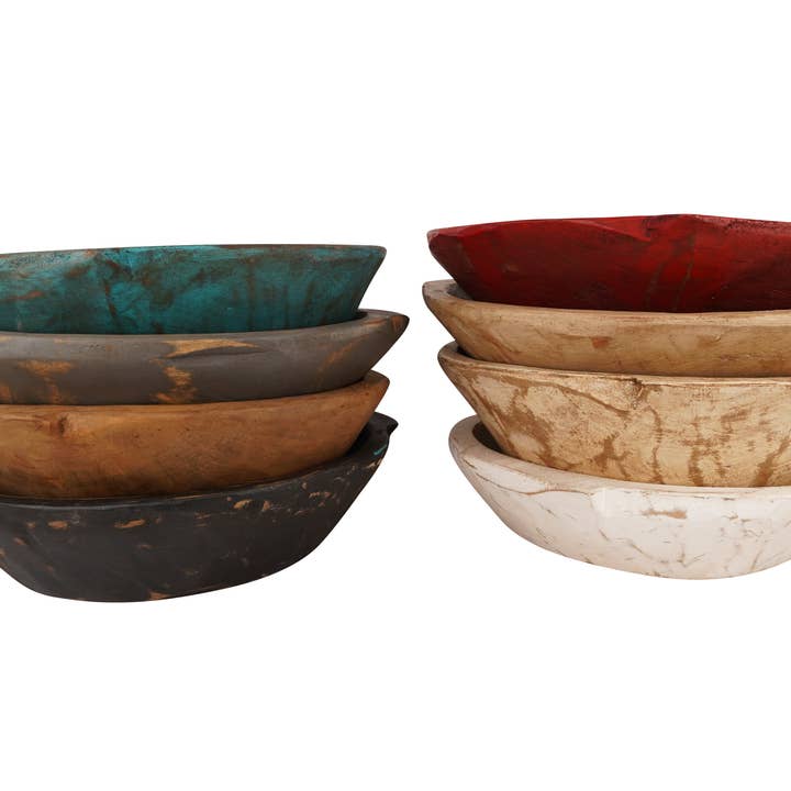 My Amigos Imports - Wholesale Decorative Plate/Dish/Bowl - Chubster Round Dough Bowl-Farmhouse-Newborn Prop-13-15 inch