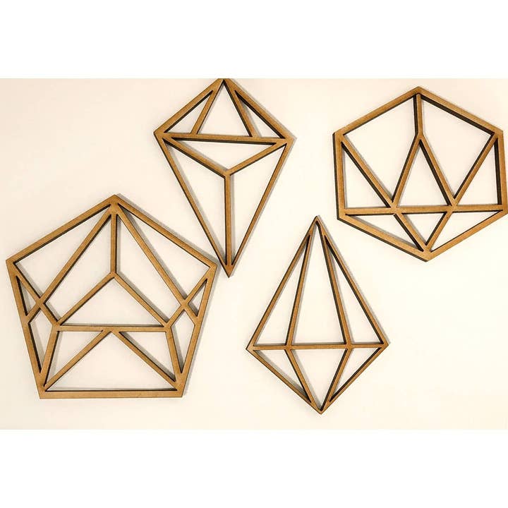 Paquete de 4 formas geométricas para venta al por mayor de Sophella Crafts