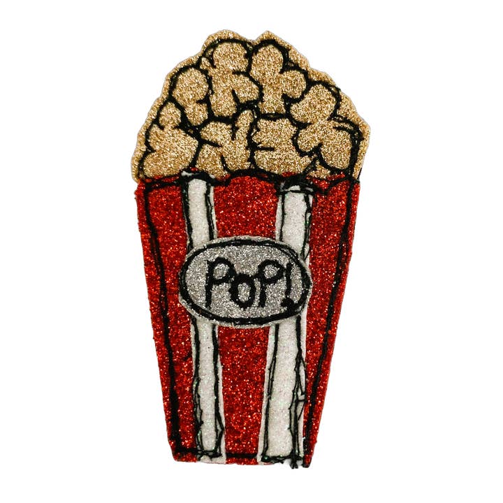 Mini broche à pop-corn pour la vente par Bumblebee Design Treasures