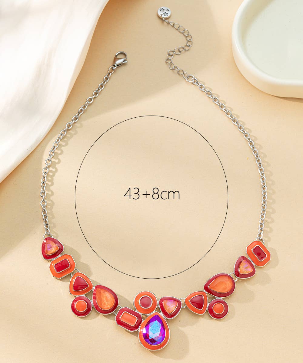 Blossom bijoux – Großhandel Kette mit Anhänger/Charm – 22AHCC008 Halskette aus Edelstahl0