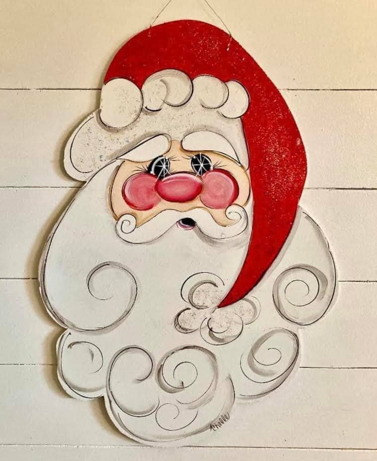 The Happy Butterfly - Wholesale Deurhanger - Deurhanger; Kerstmis, Kerstman, Groot2