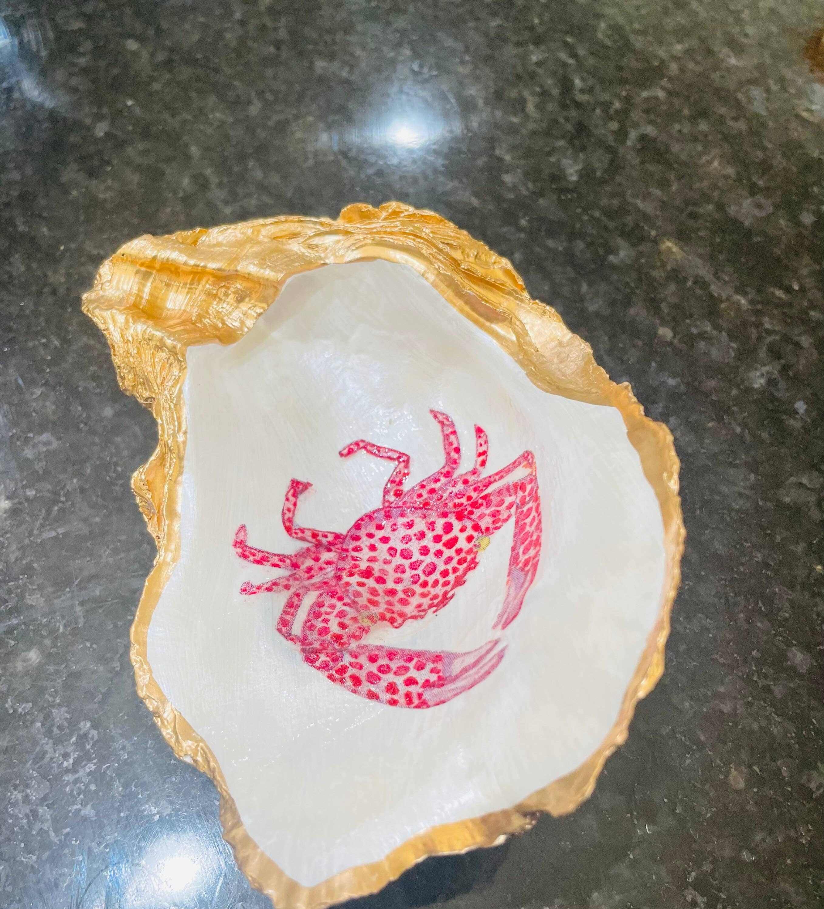 Shells by Shea - Wholesale Sieradenschaaltje - Oesterschelp Sieradenschaaltje, Roze Krab Sieradenschaaltje1