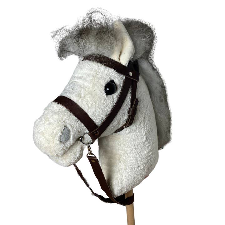 Pat & Patty – wholesale Fyllda/plyschleksaker - Barn och baby – Ekologisk barn mini käpphäst (med ett bett) "Pontos"