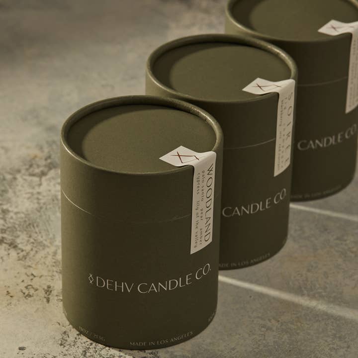 DEHV Candle Co. – wholesale Burkljus – WOODLAND Betongljus