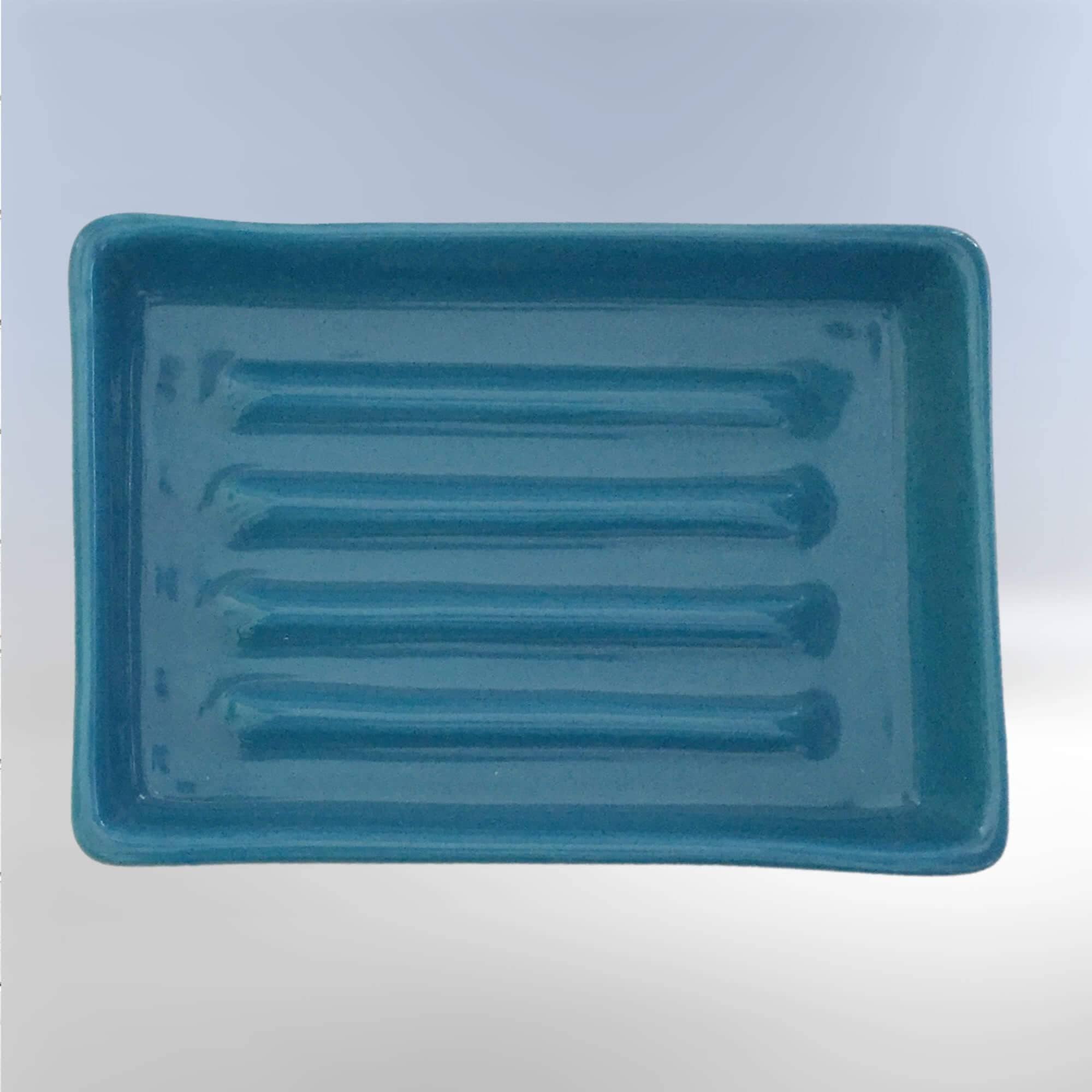 Elicious - Wholesale Bath Soap Dish - Handgemaakt keramisch zeepbakje Clausa - blauw1