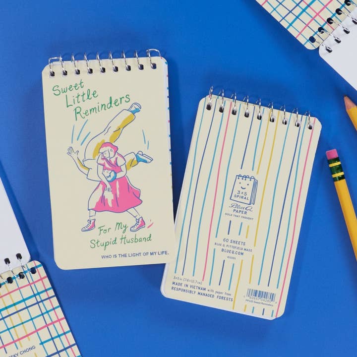 Incognito – wholesale Notebook – PP105 Sweet Little Reminders 3x5 Spiral Notebook2
