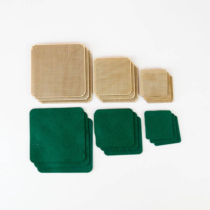 Perforated Wooden Embroidery Blank BE-003 for wholesale by Embroidery craft