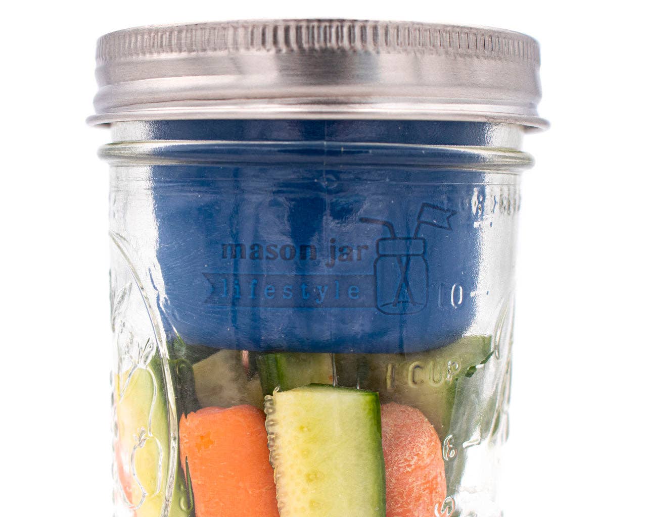 Mason Jar Lifestyle - Wholesale Food Storage Container - Mason Jar Divider Cup for Salads, Dips, and Snacks25