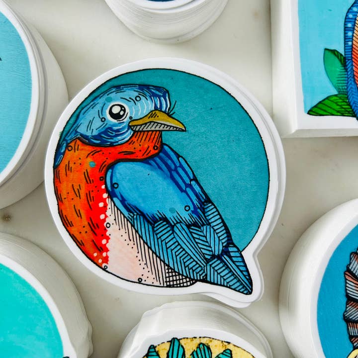 Bluebird Sticker for wholesale by Dear Darlington