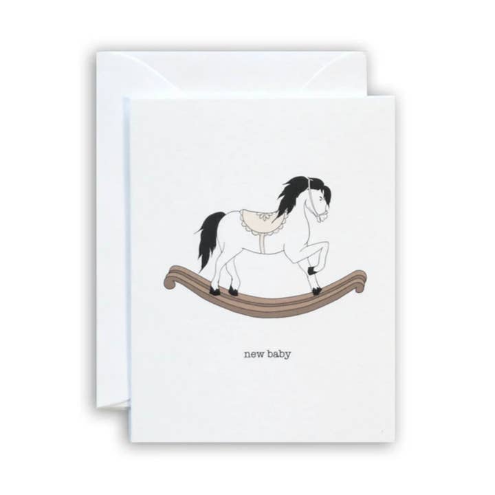 Vintage minimalistiskt babygratulationskort för wholesale av Aig designs