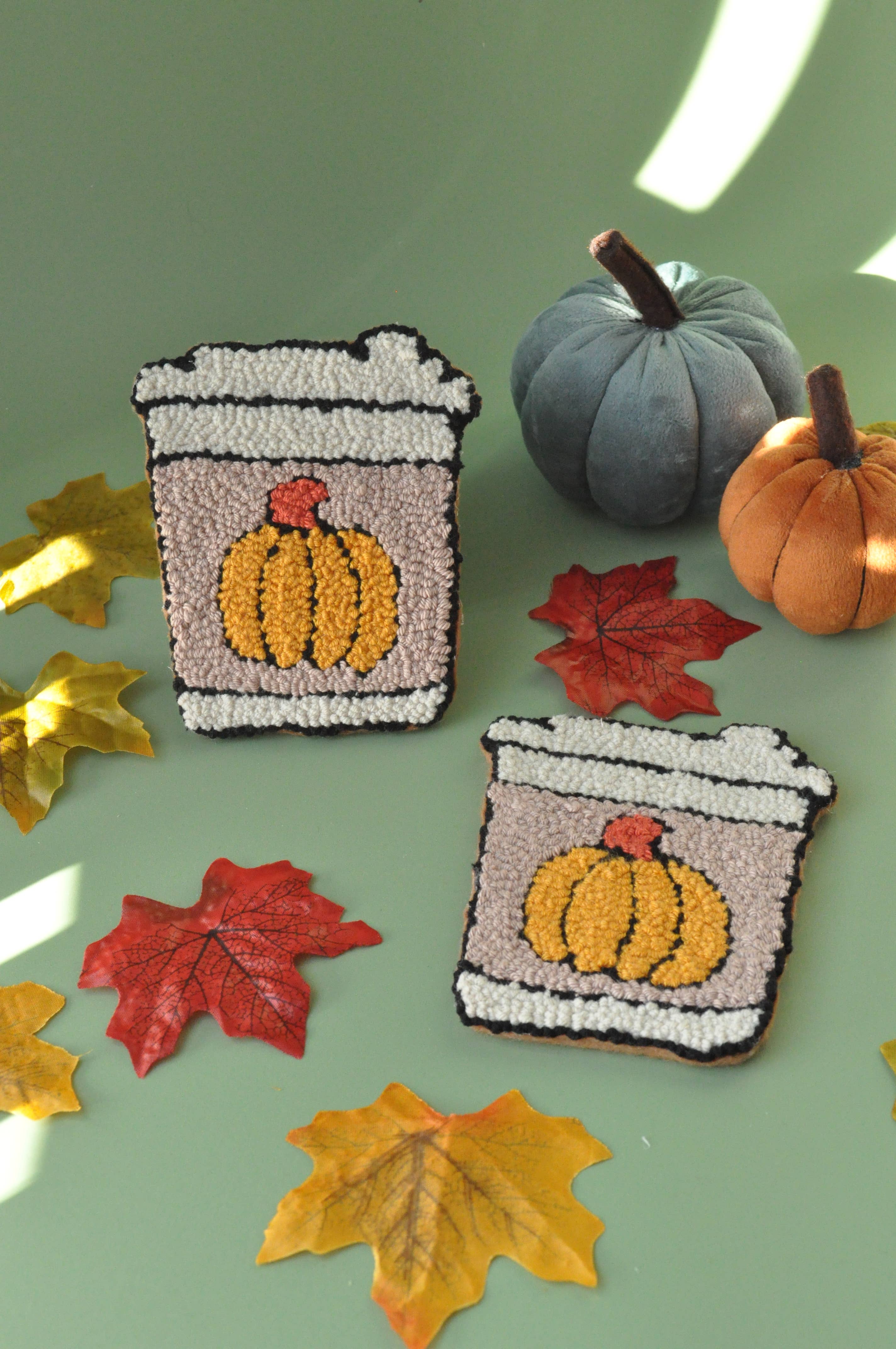 TheMellys - Venta al por mayor Posavasos - Alfombras con forma de aguja perforada con temática de Halloween4