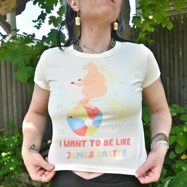 James Baxter Tee for wholesale by Tiny Made