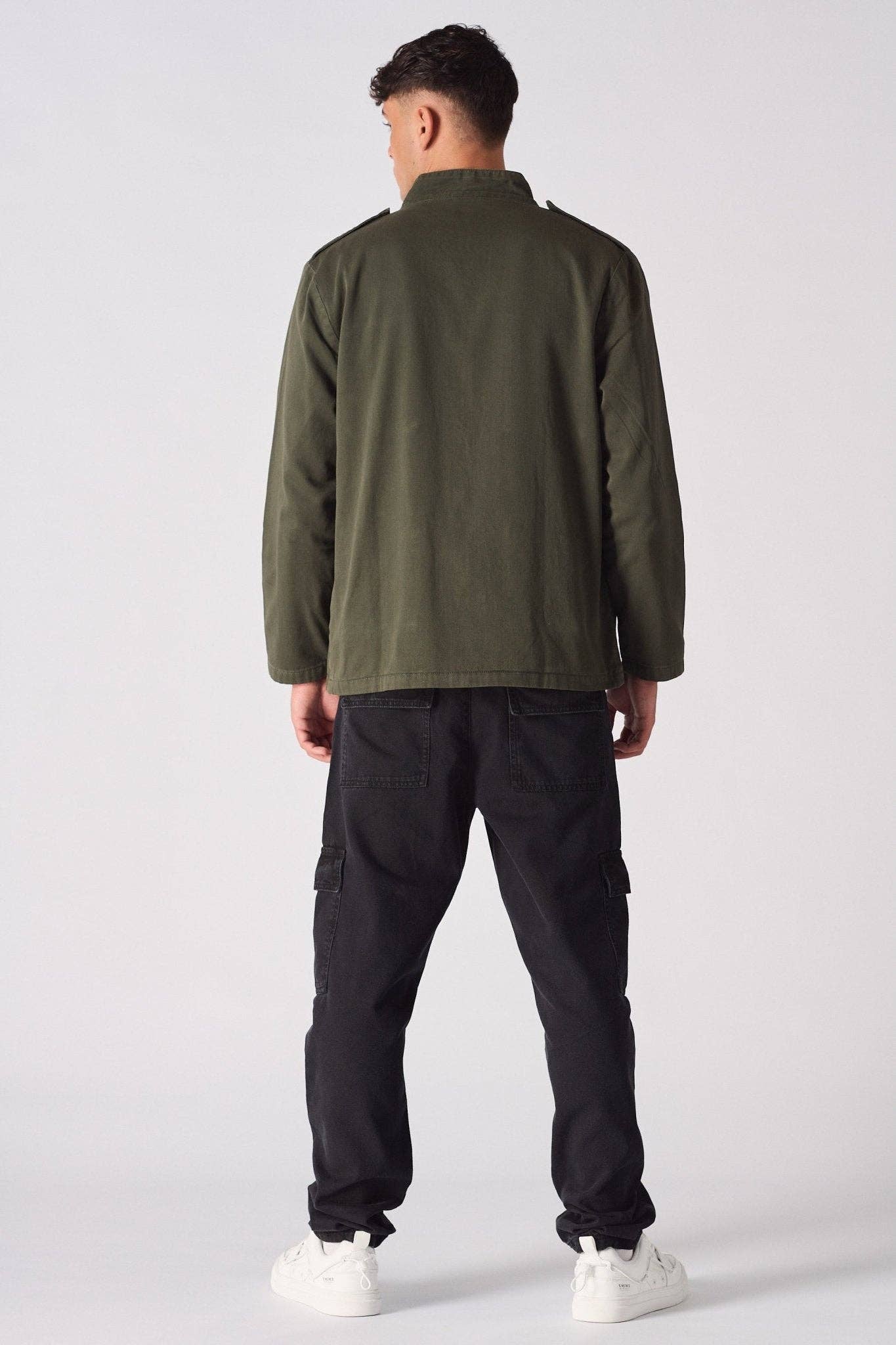 JMOJO UK Limited – wholesale Denim jacket – Men's – Command MILITARY DENIM JACKET - GREEN5