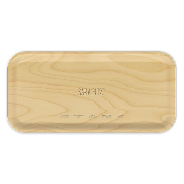 Trays4Us - Wholesale Serving Tray - Hydrangea Serving Tray by Sara Fitz5