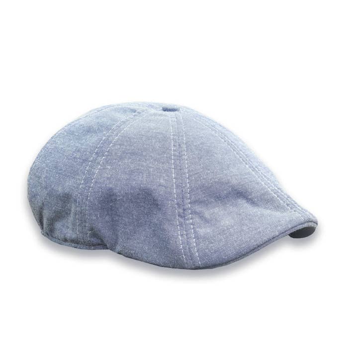 The Caddy Boston Scally Cap - Light Blue for wholesale by Boston Scally