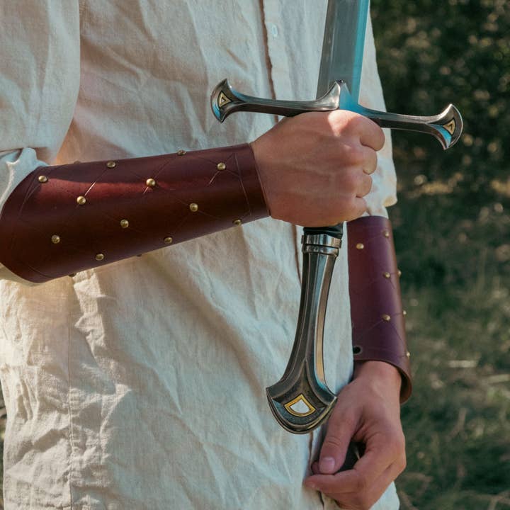 Studded Leather Bracers for wholesale by We Geek Together