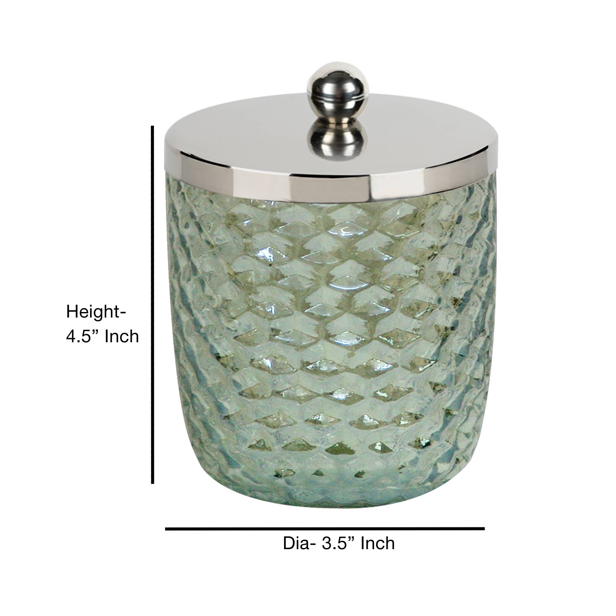 nu steel - Wholesale Weckpot/glazen pot - Zeeglas groene lustre glazen en stalen katoenen pot2