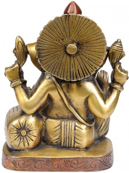 Exotic India Art - Wholesale Sculpture - Bhagawan Ganesha | Brass Statue1