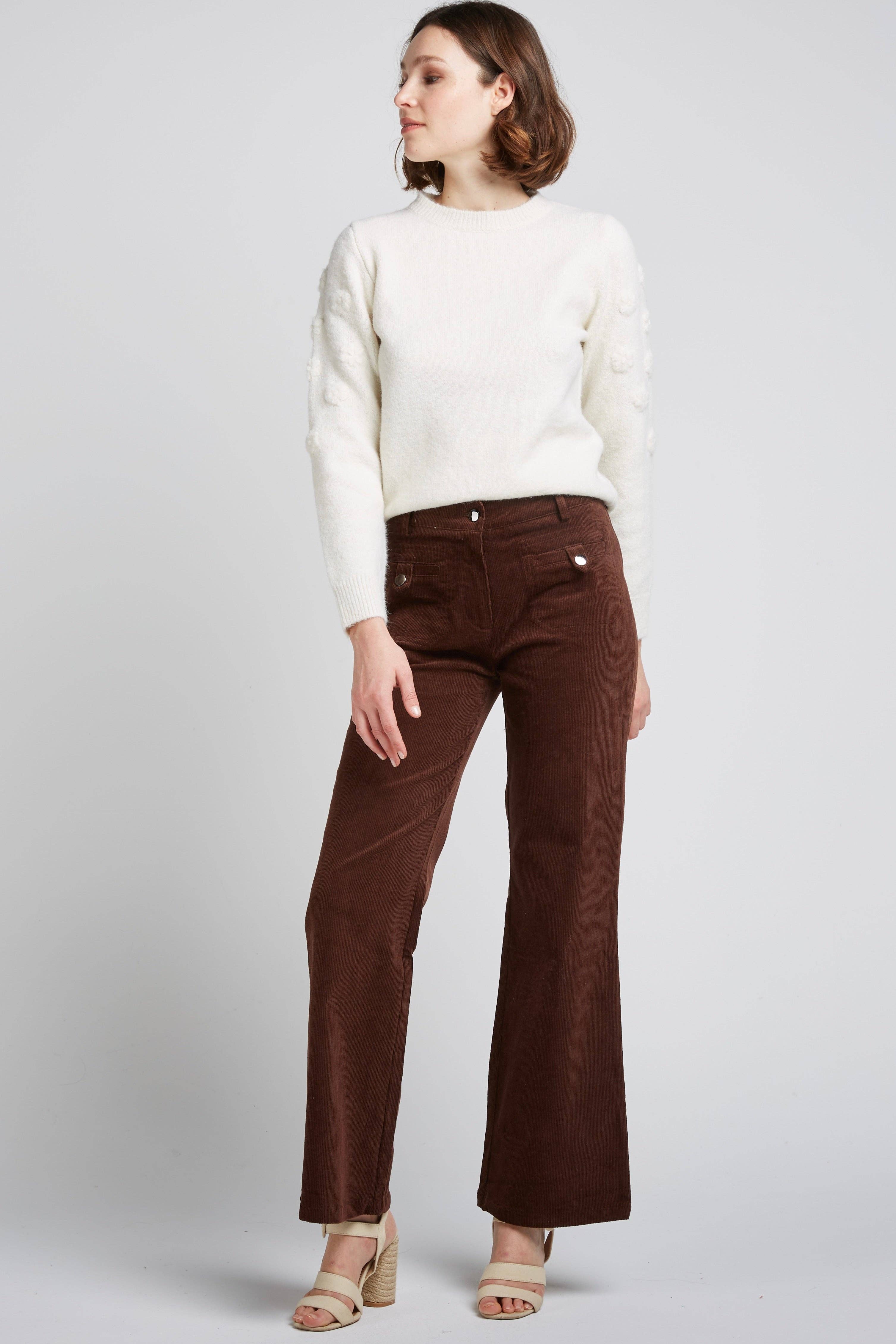 Andy & Lucy – Großhandel Hose – Damen – BRANDON - Samthose2