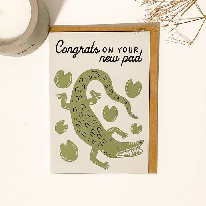 Congrats On Your New Pad for wholesale by Port Nova Paper Co.