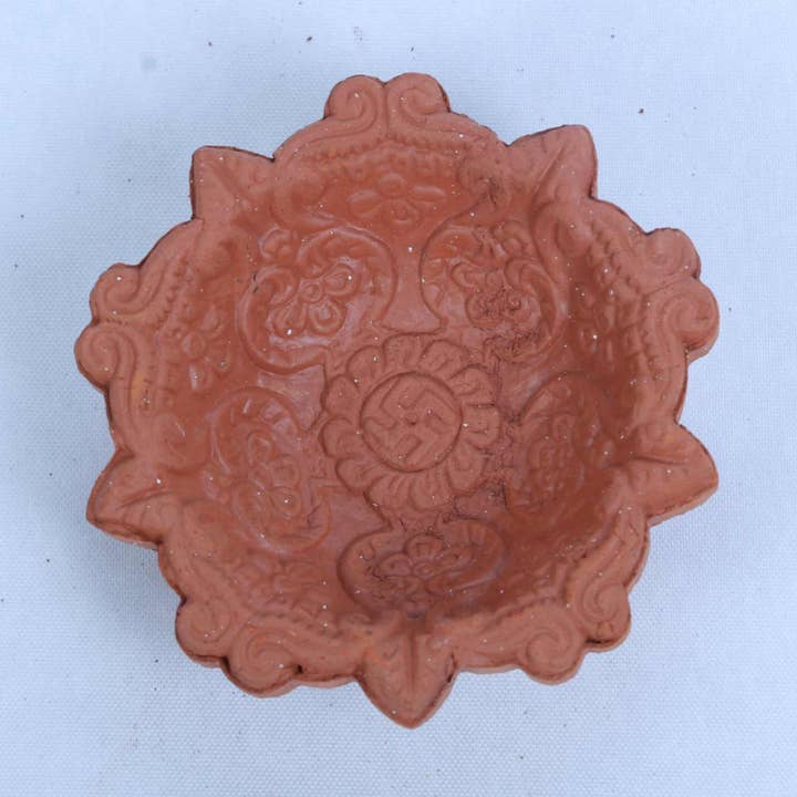 Ancientveda - Wholesale Candle holder - MITTI DIYA 3.5" Clay Terracotta0
