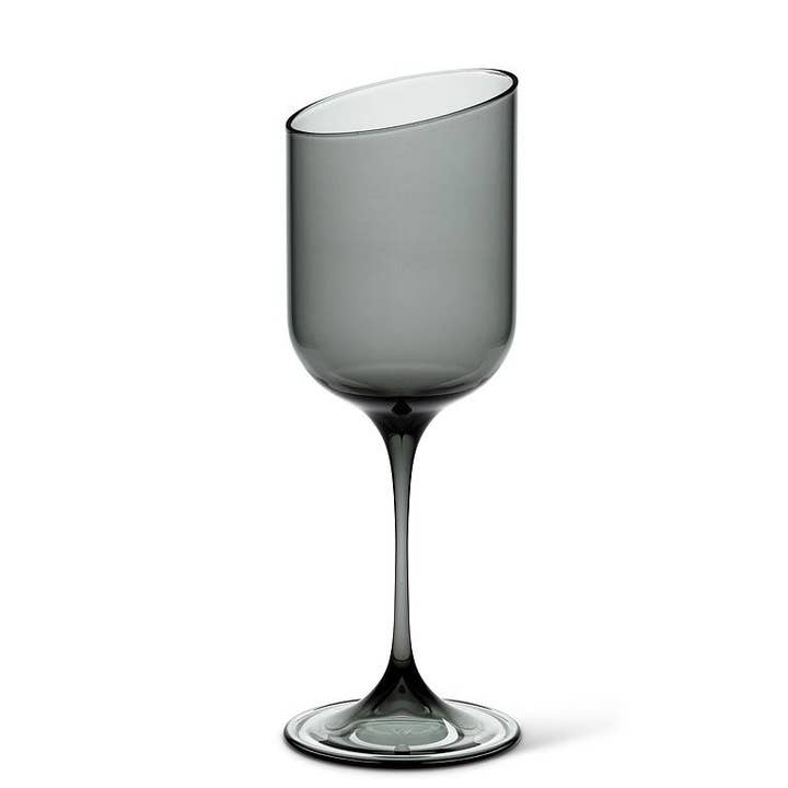 Abbott - Wholesale Wine Glass - Angle Cut Goblet-8.5"H(12oz)2