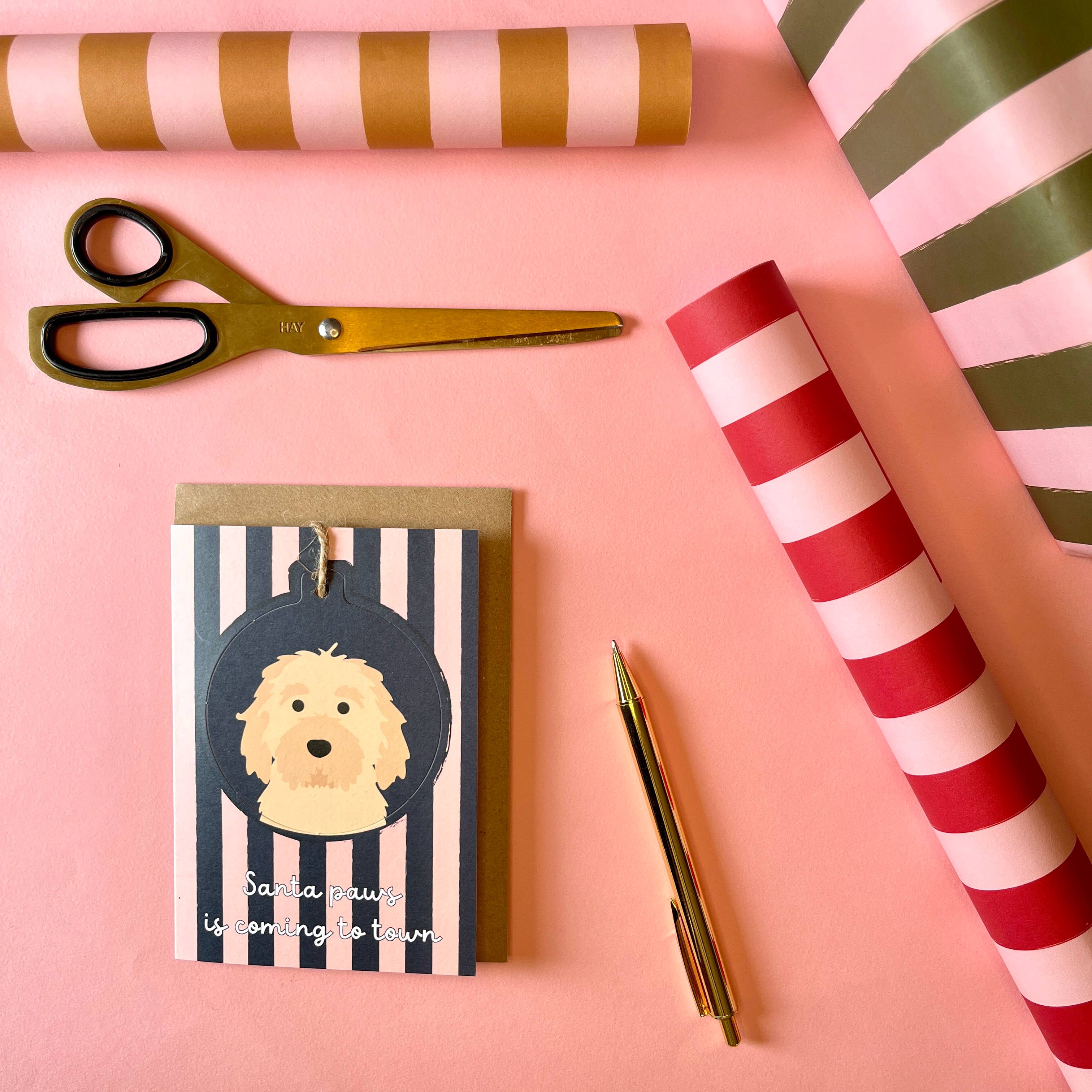 Heather Alstead Design Ltd - Wholesale Christmas card - Dog Breed - Pop Out Christmas Bauble Cards 1