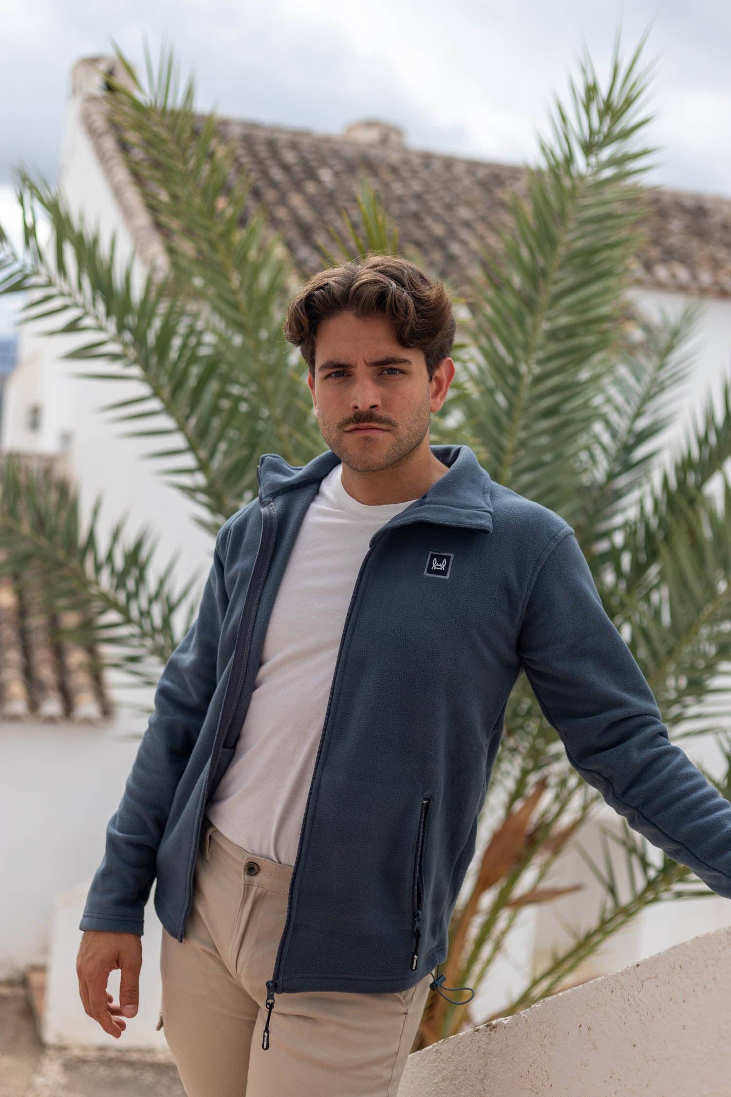 Custi Mikelo: Men's Clothing & Christmas Gifts - Vendita all'ingrosso Felpa in pile - Uomo - Felpa grigia0