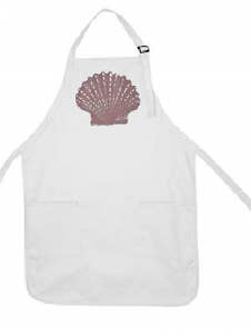 Tablier en coquille de pétoncle pour la vente par Monique Perry Art