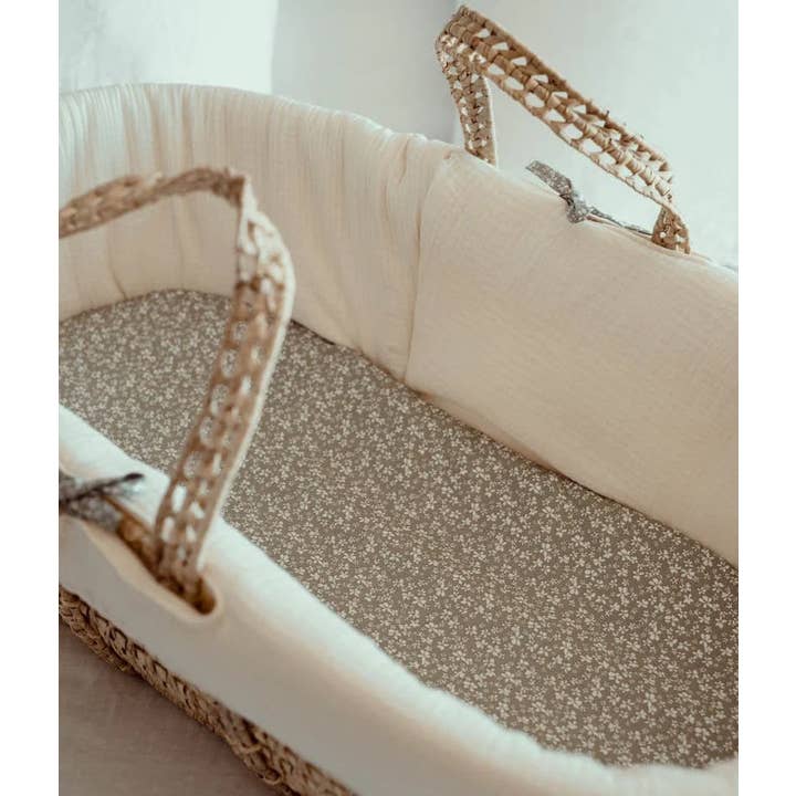 Manufacture des bébés français - Wholesale Bassinet - Baby - Ecru Moses Basket