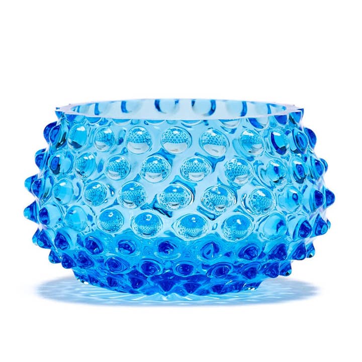 Maure Luxury Gifts - Wholesale Decorative Plate/Dish/Bowl - Small Hobnail Glass Bowl | Costal Azul | Decorative Dish0