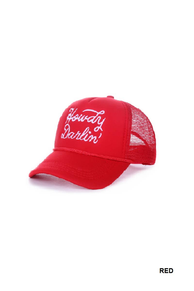 42POPS - Wholesale Baseball Cap - Women's - `.SI-26721 Howdy Darlin Mesh Trucker Cap1