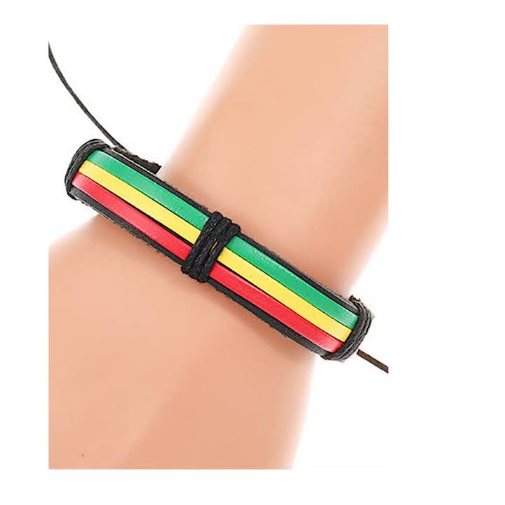 Blandat justerbart läderarmband för wholesale av Atlas Fashion