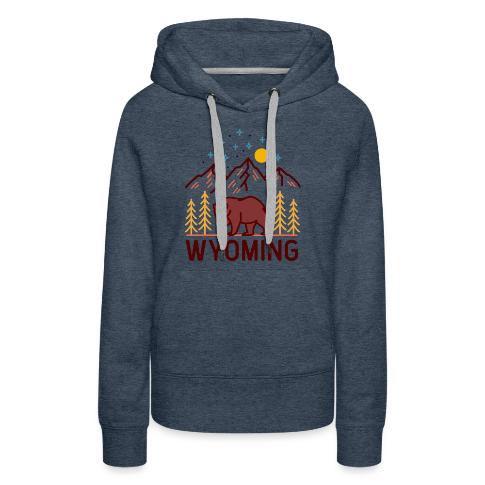 Hey Mountains - Wholesale Hoodie - Women's - Premium Women's Wyoming Hoodie2