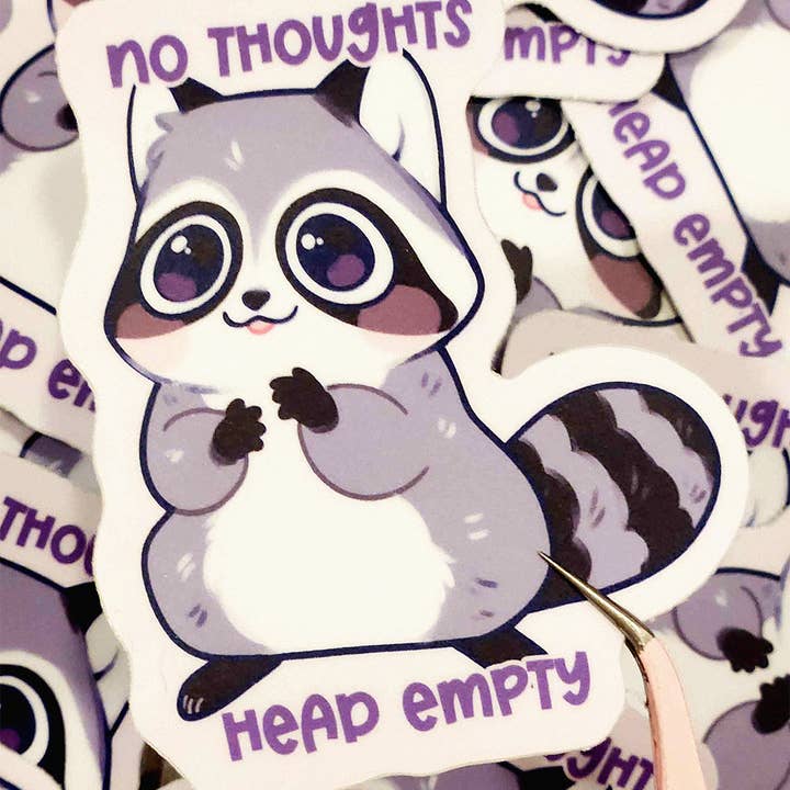 Head Empty Sticker for wholesale by Lizbie Cafe