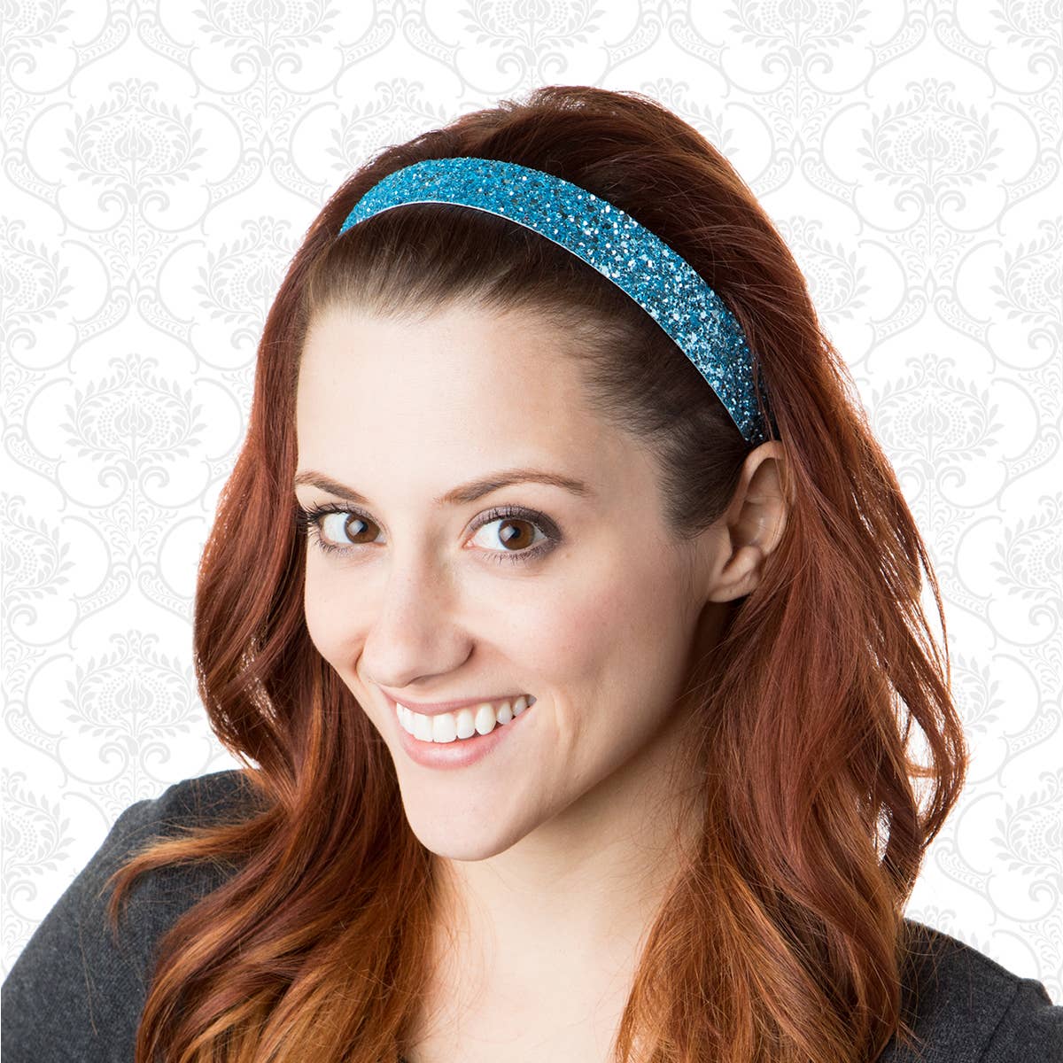 Hipsy - Wholesale Fashion Headband - Women's - Hipsy Adjustable No Slip Wide Bling Glitter Headband11